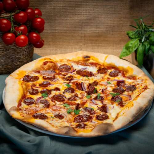 BTF06843 Pizza con Salsiccia Affumicate